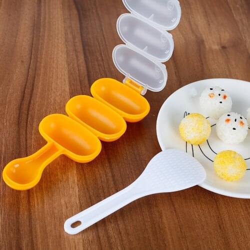 1 Set DIY Sushi Shake Rice Ball Mold Family Child Baby Rice Ball Molds Rice Ball Maker Onigiri Kitchen Accessories Baby Feeding