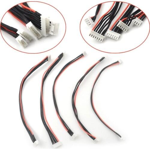 1PCS Selected balance charger wire 200MM 2S 3S 4S 5S 6S1P Balance Charger Cable 22 AWG Silicon Wire 600V