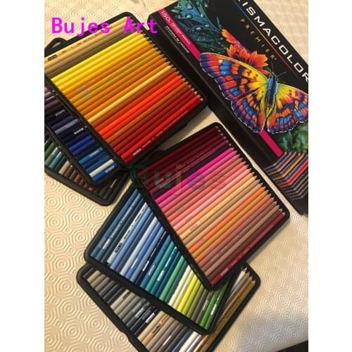 24 48 72 150 lapis prismacolor Premier skin oil Color pencil sanford drawing sketch art Pencil tin box pc996 pc939 PC901 PC926