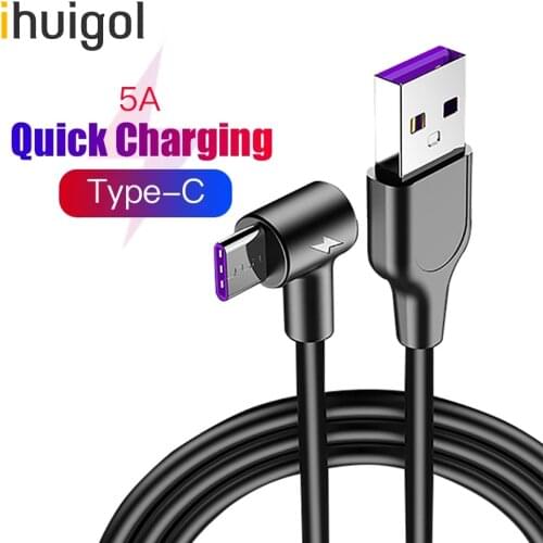 !ACCEZZ USB Cable 5A Type C For Samsung S9 S8 S10 Plus Xiaomi redmi Note 7 mi9 Mobile Phone Fast Charge USB C Charge Cord Wire