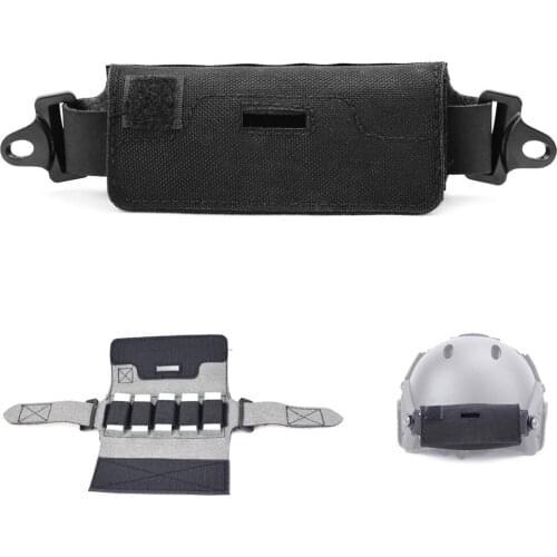 Tactical Helmet Battery Pouch for FAST Helmet Balance Battery Bags CS Wargame Paintball Hunting Accessories Counterweight Pack