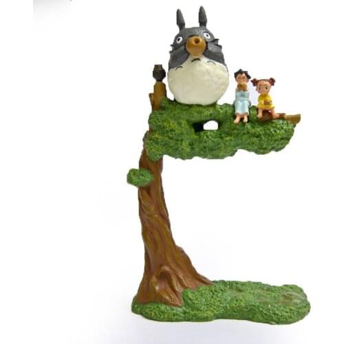 My Neighbor Totoro Kiki Kikis Delivery PVC Cat Action Figure Doll Cartoon Anime Stump Blows Home Decor Resin Plastic Model