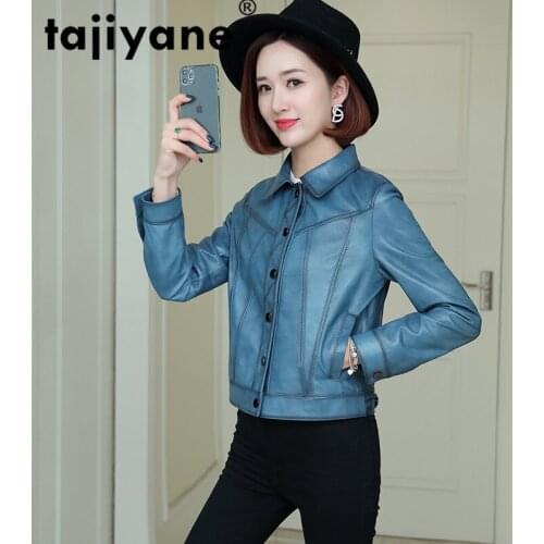 Real Leather Genuine Jacket Women Winter Jacket Women Sheepskin Coat Korean Autumn Fashion Motobiker Short Slim XU19YCQY-PY676