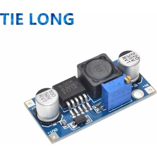 1Pcs XL6009 DC-DC Booster module Power supply module output is adjustable Super LM2577 step-up module