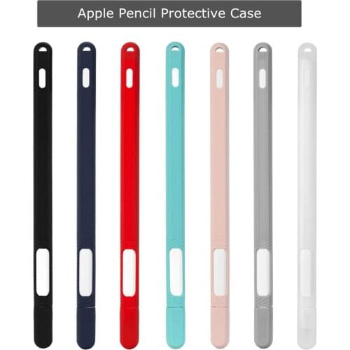 Soft Silicone Sleeve Case For iPad Pencil 2 for Ipad 2018 2020 air 10.5 screen pencil Cover For Apple Pencil 2nd Generation Skin