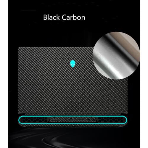 Carbon fiber Laptop Sticker Decal Skin Cover Protector for New 2021 Dell Alienware M15 R4 Cherry Mechanical Keyboard 15.6"