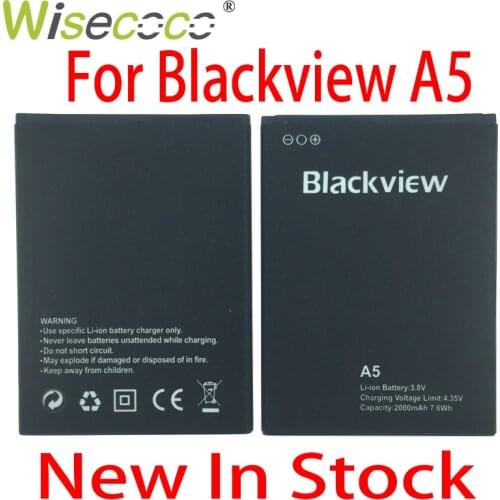 New Original 2000mAh Battery For Blackview A5 A 5 Mobile Phone Replacement In Stock With Tracking Number