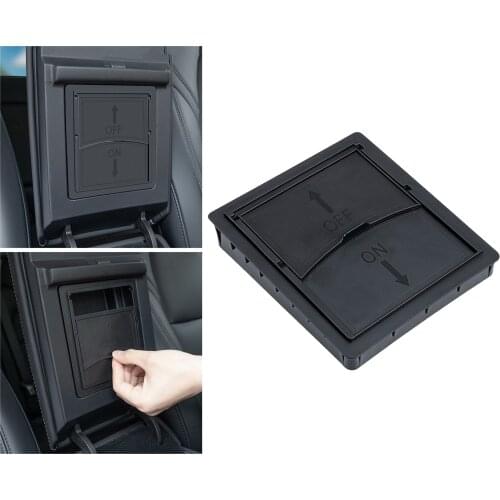 ABS Center Console Organizer Practical Armrest Long Service Life Car Products Accessories Parts for Tesla Model 3 Y 2017-2021