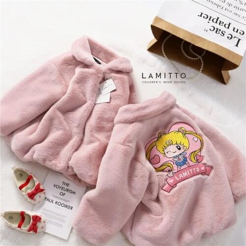 Tonytaobaby Winters New Babys Fur-like Coat Kids Coat Baby Girl Winter Clothes Toddler Girl Coat