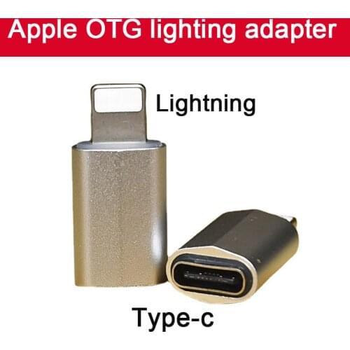New USB Type C Female to Lightning Male OTG Adapter for iPhone Xs 11 12 Pro Max for iPad Type C DAC Smart phone Accessories