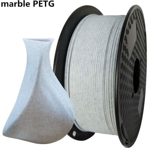 PETG Filament 3D Printer Marble 1.75mm 1KG Stone Wire Material Printing Seller Best Sellers Imitation architecture ceramics HOT