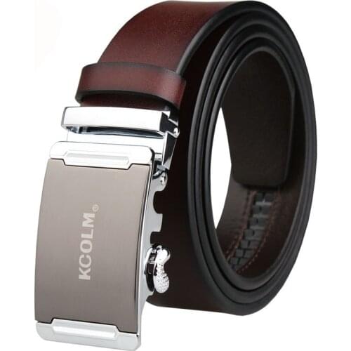 Genuine Leamens belts luxury Male Belts business men high quality Black waist designer automatic belt plus big size150 140 160