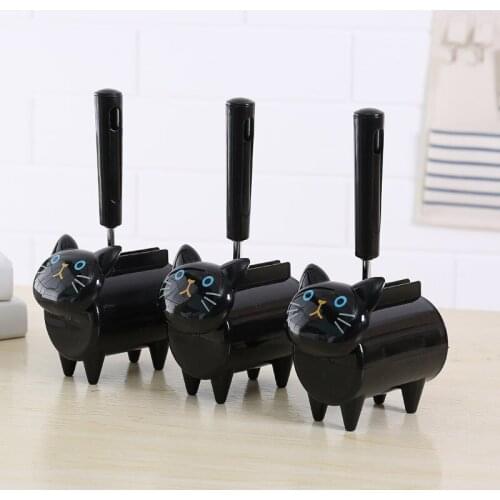 Lint Rollers Brushes Tearable Cartoon Cat Shape Pets Creative Plastic Portable Mucilaginous Tools with Roll Paper and Covers New