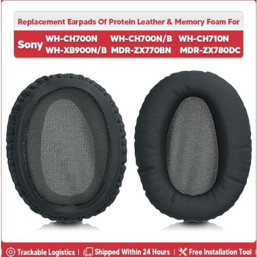 CH700 Ear Pads Replacement Protein Leather Earpad for Sony WH-CH700N WH-CH710N WH-XB900N/B MDR-ZX770BN ZX780DC Headphones