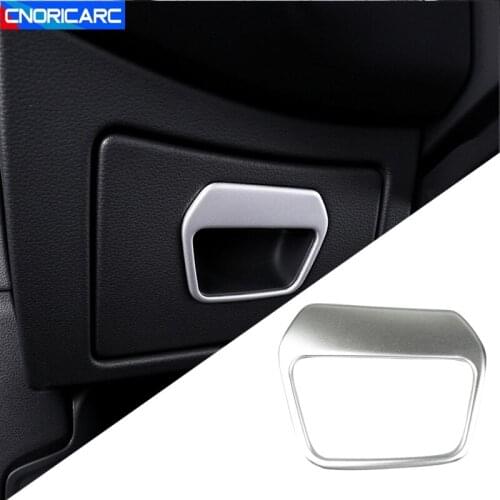 Car Styling Main Driving Storage Box Handle Frame Decoration Cover Trim For Audi A6 C8 2019-20 LHD Interior Accessories