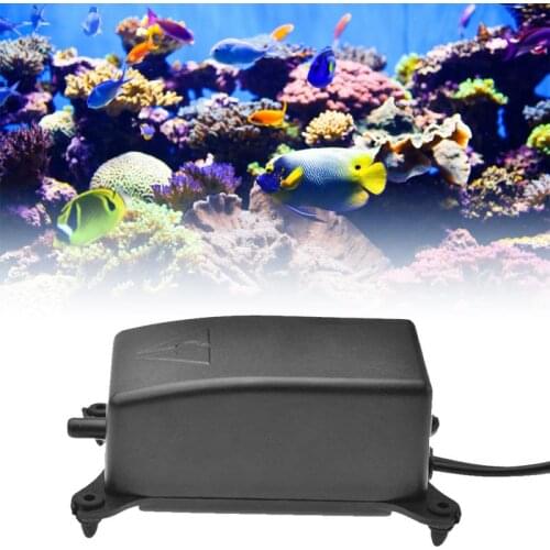 Ultra Low Noise Aquarium Air Pump Fish Tank Mini Air Compressor Oxygen Pump Aquarium Fish Tank Oxygen Pump 2W AC220V.US