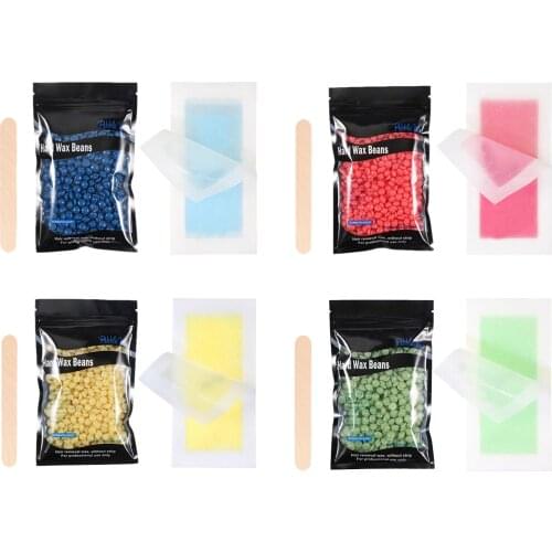 Hard Wax Beads 100g Hair Wax Wax Beans Hot Film No Strip Hair Removal Kit