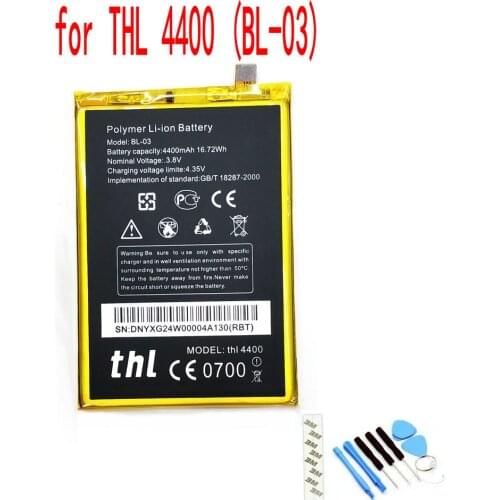 High Quality 4400mAh BL-03 Battery For THL 4400 Mobile phone