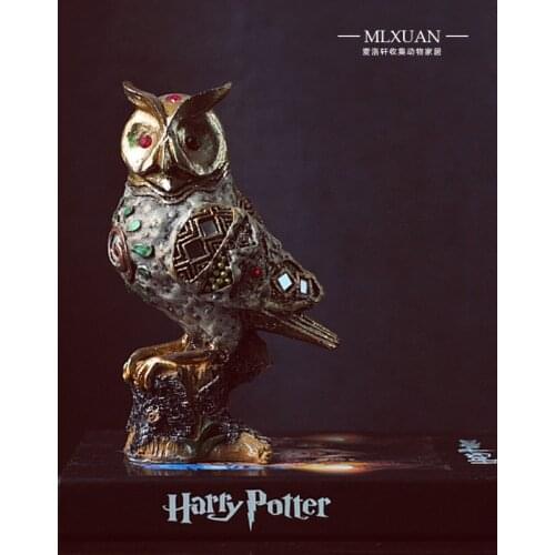 SOUTHEAST ASIAN HIGH QUALITY HANDMADE RESIN GOLDEN OWL HOME DECORATION PORCH LIVING ROOM STUDY BOOKCASE ORNAMENT