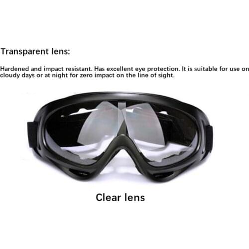 Winter Snow Sports Skiing Snowboard Snowmobile Anti-fog Goggles Windproof Dustproof Glasses UV400 Ski Outdoor Sunglasses Eyewear