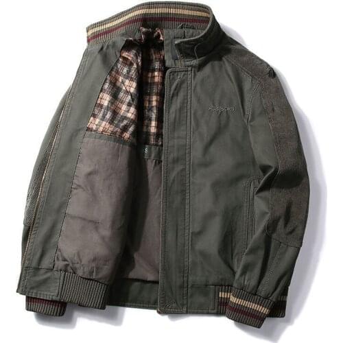 Winter Mens Casual Clothing Jacket Cotton Coat Warm Spring Autumn High Quality Tactical Army Jacket Men Plus Size Clothing