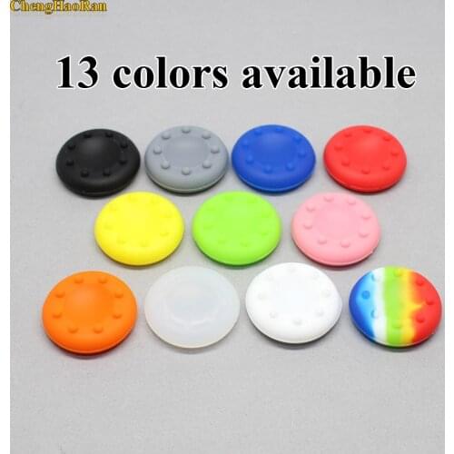 1Pair=2PCS For XBOX 360 Switch Pro Silicone Rubber Thumbstick Caps Covers Grips For PS4 Slim Pro 3 Analog Controller Stick Grips