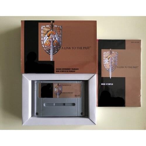 16Bit Games ** A Link to the Past ( French Language!! PAL Version!! Box+Manual+Cartridge!! )