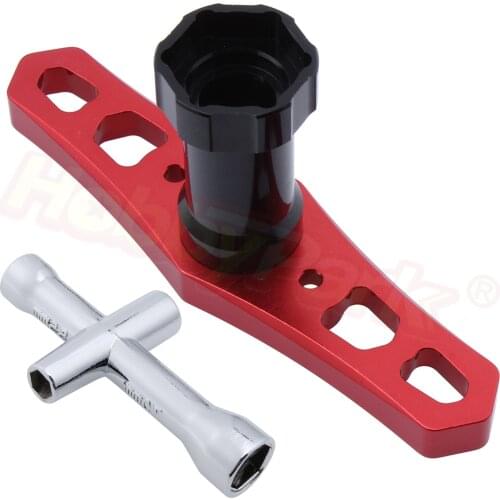 17mm & 12mm Wheel Hex Hubs Wrench RC Wheel Wrench Spanner for 1:8 1/10 Scale RC Car Truck Off Road Buggy Rock Crawler Touring