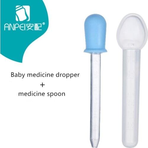 2018 Silicone Baby Safety Medicine Dropper Feeding medicine Spoon Burette Children Nasal Aspirator baby care diagnostic-tool
