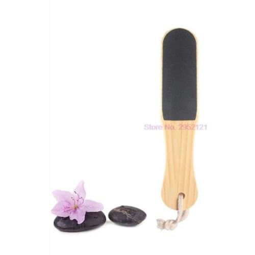 240pcs Foot Scrubber Wooden Sand Paper Dead Skin Removal Toe Exfoliator Heel Cuticles Exfoliating Scrub Feet Care Tool Foot File