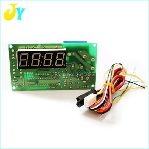 4 digits Arcade Time Control Coin Timer Board DC12V for coin acceptor coin control box Arcade vending machine accessories
