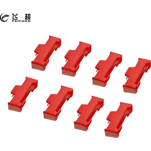 50Pcs/lot Servo Extension Cable Buckle Clip Plastic Servos Cord Fastener Jointer Plugs Fixing Holder for DIY RC Airplane Parts