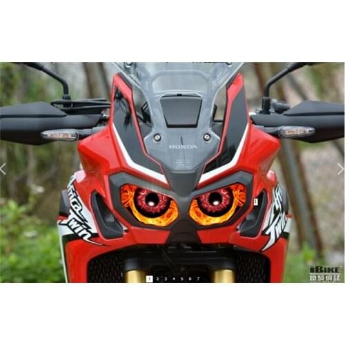 FOR HONDA Africa Twin CRF1000L Motorcycle Accessories Front Fairing Headlight Sticker Guard Sticker