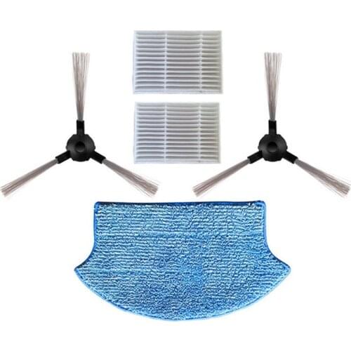 Midea VCR15 VCR16 Robotic Vacuum Cleaner parts Accessories for midea vcr16 Robot Side Brush HEPA filter Mop Cloth