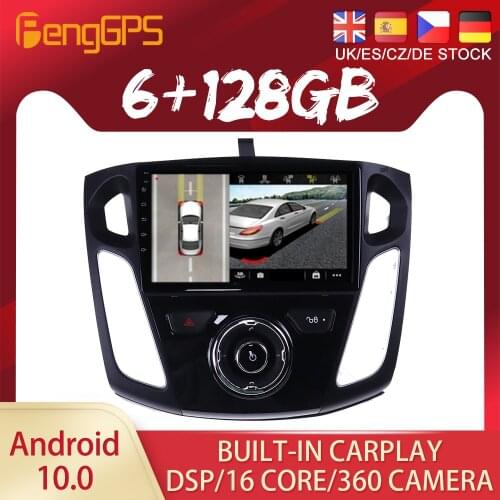 Android 10.0 PX6 DSP For Ford Focus 2012 - 2017 Car DVD GPS Navigation Auto Radio Stereo Video Multifunction CarPlay Head Unit