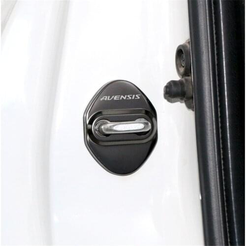 Car-Styling car door lock cover Auto Emblems Case For Toyota Avensis t25 t27 Accessories Car Styling