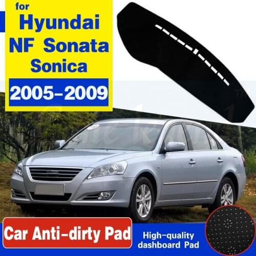 Car Auto Dashboard Cover Dash Mat Carpet Cape For Hyundai NF Sonata Sonica 2005 - 2009 LHD Sunshade 2006 2007 2008 Anti-sun