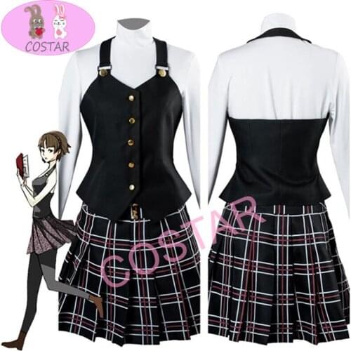 COSTAR Anime Game Persona 5 Queen Makoto Niijima Cosplay Costume Women Skirt Halloween Costume