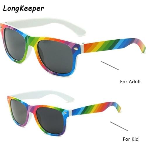 Colorful Sunglasses Women Brand Designer Fashion Square Kids Sun Glasses Boys Girls Party Parent-child Eyewear Shades Goggles