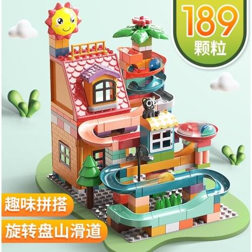 Children House Building Blocks Architecture Baby Building Blockseducational Toys Kids 2 To 4 Years Old Juguetes Toy BK50JM