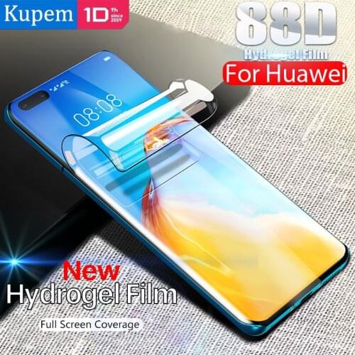 Hydrogel Film Full Cover For Huawei P30 Pro P20 Lite P40 Mate 20 30 Screen Protector Smart 2018 2019 Z Plus Y6 Soft Lens Film P