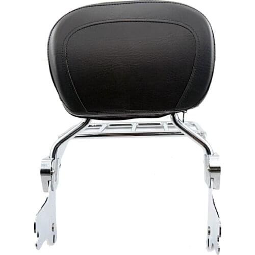 Motorcycle Backrest Sissy Bar Set with Luggage Rack For Harley Touring Road King Street Glide Electra Classic FLHT FLHX HD FLHTC