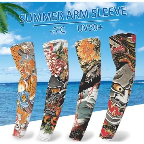 Arm Sleeves Compression Sleeve Summer Running Volleyball Armguards Sports Breathable Quick Dry UV Protection Cycling Arm Warmers