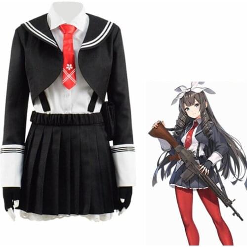 Game Girls Frontline 64S Type 64 Style Cosplay Costume Battle Unifrom Daily Suit Full Set for Christmas Halloween Fancy Party