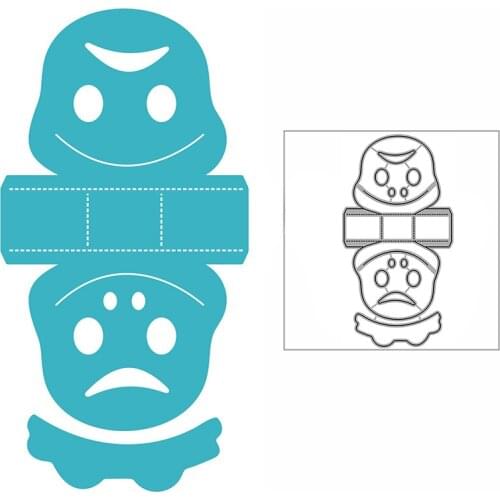 New Turtle Face Tag Craft Embossing Mold 2021 Metal Cutting Dies for DIY Decorative Scrapbooking Album Card Making No Stamps