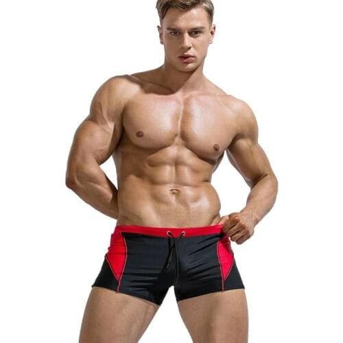 New 2021 Mens Swim Trunks Maillot De Bain Boy Swim Suits Boxer Shorts Swimwear Men Swimsuit Surf Beach Wear Sunga