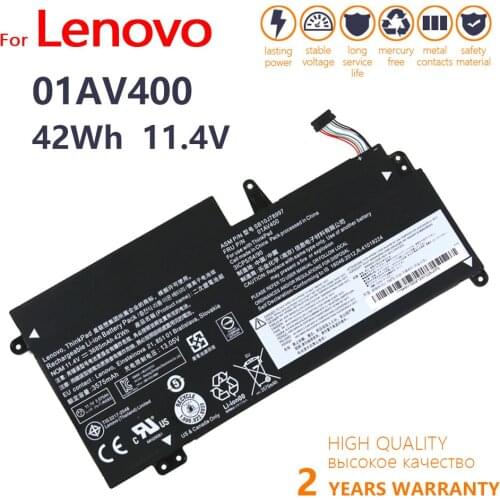 Genuine Lenovo Original Thinkpad S2 13 20GL 13.3" Chromebook Series 01AV400 01AV401 01AV435 01AV437 Laptop Battery BATTERIA