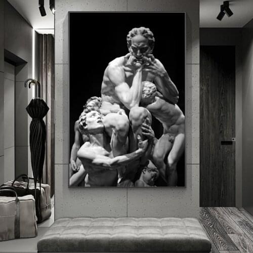 Sculpture of David Canvas Paintings on The Wall Art Posters and Prints Nordic Art Wall Decorative Canvas Picture for Living Room