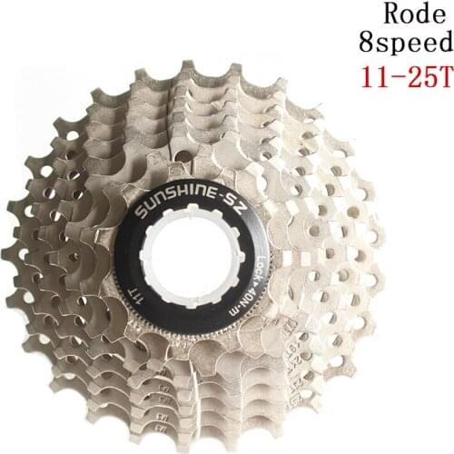 SUNSHINE-SZ 16s 24s 8Speed Cassette 11-25T Freewheel Road Bike Bicycle 8S Parts Sprocket Compatible for parts 2400 2300