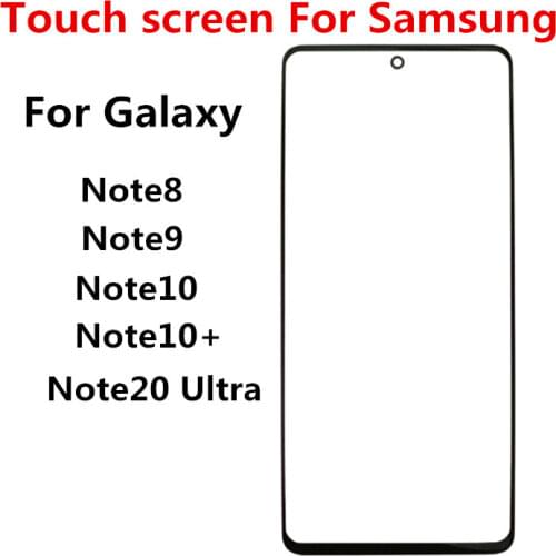 Note10 Outer Screen For Samsung Galaxy Note 10 N970 Front Touch Panel LCD Display Out Glass Cover Lens Phone Repair Replace Part